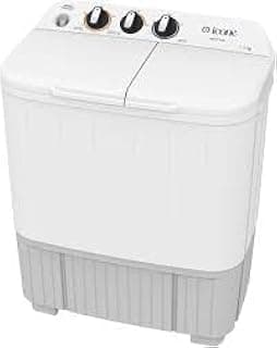 10 kg Twin Tub Washing Machine White | Powerful Home Laundry Washer with Spin Dryer | Heavy-Duty Motor, Large Capacity, Fast Washing Performance, Durable Body, Energy-Efficient Household Appliance