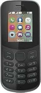 Classic Phone 130, 1.8 Inch Screen, Dual Sim, Black, Built-in Games & Camera
