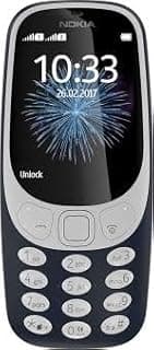 2 year warranty_Classic Button Mobile Phone 3310, Dual SIM, Dark Blue