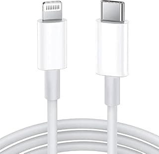 USB C to Light-ning Cable 2M Compatible with iPhone 14 Pro Max/13/12/11 Pro/X/XS/XR/8 Plus/AirPods Pro, Supports Power Delivery, White