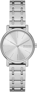 Skagen Skagen Signatur Watch for Women, Quartz Movement with Stainless Steel or Leather Strap