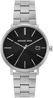 Michael Kors Blake Watch for Men, Quartz Three Hand or Chronograph Movement with Stainless Steel Strap
