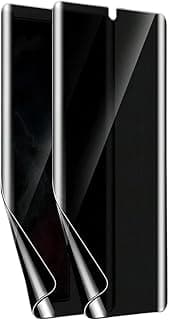 BURAQ [2-PACK] Screen Protector For Samsung Galaxy S10+ Privacy Hydrogel Screen Protector Film – Anti-Spy, Full Coverage, Self-Healing, Ultra-Thin, HD Clarity