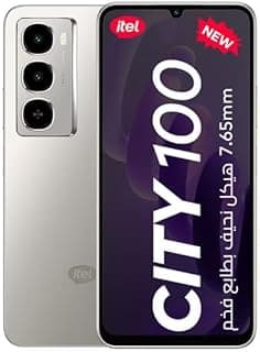 City100 Dual SIM Pure titanium 4+8GB RAM 256 GB 4G - Middle East Version