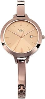 Titan Raga Viva Analog White Dial Women's Watch-NL2578QM01/NR2578QM01