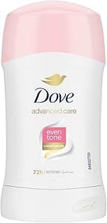 Dove Even Tone Antiperspirant Deodorant Stick, Restores Underarm Skin To Its Natural Tone, Rejuvenating Blossom, For 72H Sweat & Odor Protection, 40G