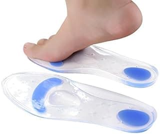 espcheap espcheap Insoles Silicone Gel Arch Support Orthotic Shoe Insert - Relieve Plantar Fasciitis Pain Release Heel Bone Spur Calluses and Corns Massage Heels and Metatarsal (XS(Women:4-6))