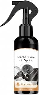KASTWAVE Leather Refinishing Spray, Leather Cleanse & Condition, Leather & Patent Leather Shoe Polisher, Leather Conditioner Refinishing Spray & Cleaner, Leather Nourisher, Deep Cleansing (120ML)