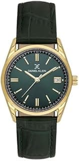 Daniel Klein Women's Leather | Alloy Case | Analog | Round Sunray Dial | Japanese Quartz | Premium | 30 Meters Water Resistant - DK.6.14135