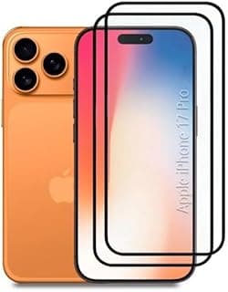 Screen Protector for iPhone 17 Series, 9H Tempered Glass, HD Ultra Clear, 0.3mm Ultra Thin, Anti Fingerprint, Oil Repellent (IPHONE 17 PRO)