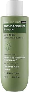 Bare Anatomy Anti-Dandruff Shampoo | Reduces Up To 100% Dandruff | Salicylic Acid, Piroctone Olamine & Biotin | Non-Drying Formula | Fights Flakes & Itching | For Strong, Smooth Hair | Unisex | 100 ml