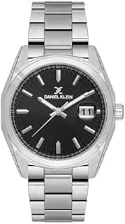 Daniel Klein Men's Stainless Steel | Alloy Case | Analog | Round Sunray Dial | Japanese Quartz | Premium | 50 Meters Water Resistant - DK.1.14137