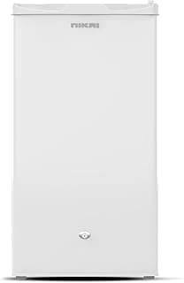 Nikai 85 Liter 3 Cubic Feet Mini Refrigerator, Two Removable Glass Shelves, Vegetable Crisper, 85L, 3 Cu. Ft. NRF110N23W White