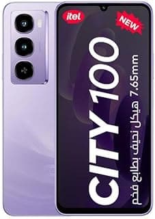 City100 Dual SIM Fairy Purple 4+8GB RAM 256 GB 4G - Middle East Version