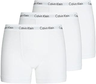 Calvin Klein Mens Medium Rise Trunk Boxer Shorts(Pack of 3) (pack of 3)