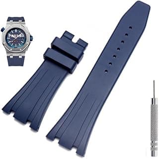WATCHPRO - Rubber watch strap 27mm watchband for AP 15703 26470SO Royal Oak offshore men's sports watch strap bracelet
