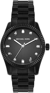 Michael Kors Women's Watch Lexington, Three Hand Movement, Stainless Steel with a 38mm Case Size and Steel or Leather Strap