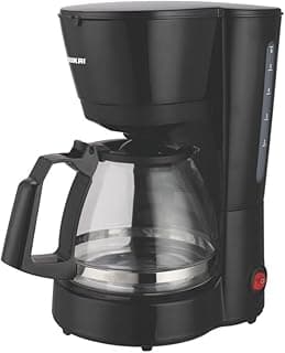 Nikai 1.3L Coffee Maker with Glass Jar, 30 Sec Anti-Drip Function, Boil Dry Protection, 750ml Water Capacity, NCM3120AX