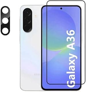 Compatible with Samsung Galaxy A56 Protection film, [8 Pack] Tempered Glass Camera Protection Film, [Anti-Scratch][No Bubble]-Black