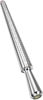 Ring Mandrel Sizing Measuring Stick Jewelry Size Measure Tool, Silver