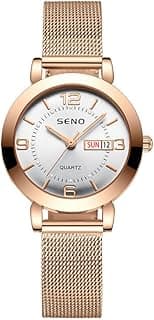 HENGMINGSHENG Women's watch, quartz watch, glow-in-the-dark waterproof, suitable for women, students; Commuting, leisure, simple fashion, elegant as jade. S027