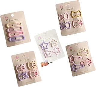 Aputue Aputue Hair Clips, 20 PCS Girls Hair Accessories, 5 Different Designs 4 Color Options, Premium Quality Hair Clips with Secure Grip, Suitable for All Hair Types and Ages