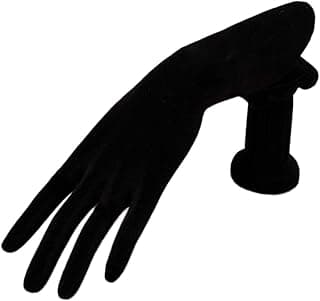 XNIUIU XNIUIU Female Mannequin Hand Jewelry Rack Bracelet Ring Display Organizer Stand - Black Velvet
