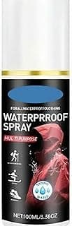 KASTWAVE Waterproof Spray for Fabric, Fabric Protector Spray, Heavy Duty Waterproofing & Stain Repellent for Upholstery, Tent, Shoes, Clothing, Outdoor Gear & Canvas, 100ml Portable Waterproof Guard