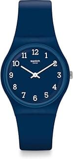 Swatch Originals Blueway Blue Dial Silicone Strap Unisex Watch GN252