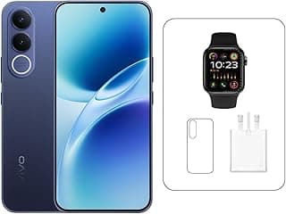 vivo V70 FE 5G (Blue, 12GB +256GB) | 120Hz AMOLED Display | 32MP Selfie Camera | 7000mAH | IP69|Smartwatch, 24M Warranty, 455Days Screen Replacement – Middle East Version