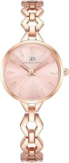 Kenneth Scott Women's PC21 Movement Watch, Analog Display and Stainless Steel Strap - K23508-RBKP, Rose Gold