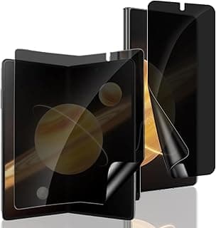 [2 pcs] QIXUZENI External Screen Protector Compatible with Honor Magic V3 5G Privacy Hydrogel Screen Protector [Full Coverage] [Anti-Fingerprints][Anti-Scratch Bubble Free]