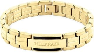 Tommy Hilfiger Tommy Hilfiger Jewelry Armband mit Knebelverschluss für Herren Kollektion aus Edelstahl und Gelbgold