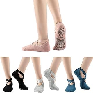 Huiying Generic Girls Yoga Socks, Multi, 36-40 EU