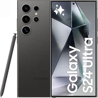 Samsung Galaxy S24 Ultra, AI Phone, 512GB Storage, Titanium Black, 12GB RAM, Android Smartphone, 200MP Camera, 6 Month Extended Manufacturer Warranty (KSA Version)