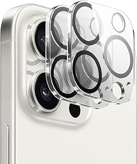 iPhone 13 Pro Max/ 13 Pro 2 Pack Camera Lens Protector - [Drop Protection] [Case Friendly] 9H Tempered Glass Camera Cover Screen, Clear