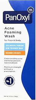 PanOxyl Acne Foaming Wash, 10% Benzoyl Peroxide 5.5 Ounce