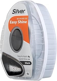 Silver Express Shoe Shine Sponge - Instant Shine Shoe Polish For Shoes, Boots & More - Quick and Easy Shoe Shiner - 6ml
