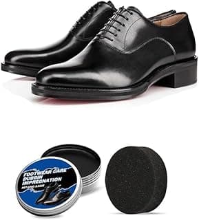 KASTWAVE Black Shoe Wax, Waterproofs, Softens, Nourishes & Protects Leather Shoes, Boots, Saddles, Horse Tack – Long-Lasting Shine & Pleasant Scent – All-in-One Leather Polish & Care (Black,50ml)