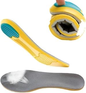 YelaJoy YelaJoy Sports Insole, Memory Foam Cushioning Sports Training Insoles, Thick And Breathable Eva Material Insoles, Soft Slow-Rebound Memory Foam for Men, Women(35-40)