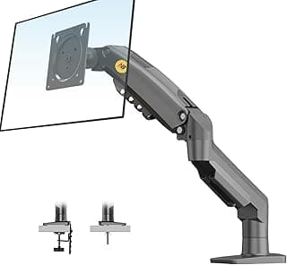 NB North Bayou Monitor Desk Mount Stand Full Motion Swivel Monitor Arm with Gas Spring for 17-30''Monitors(Within 4.4lbs to 19.8lbs) Computer Monitor Stand F80
