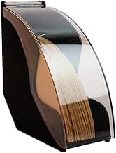 LinJie Coffee Filter Holder With Cover - Storage Box for 100 Paper Filters in Coffee Shops (Black)