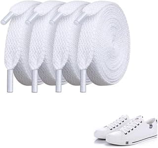 beiqilian 59" Flat Coloured Athletic Shoe Laces for Sports Shoes Boots Sneakers Skates Fits All Adult and Kids