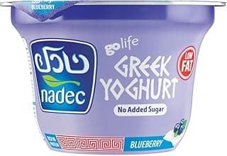 Nadec Low Fat Blueberry Flavored Greek Yoghurt 160gm