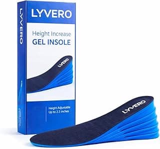 Lyvero Lyvero Height Increase Insoles for Men & Women – 4-Layer Adjustable Shoe Lift Inserts for Comfort & Height Boost – Fits Sneakers, Boots, Casual Shoes – Discreet & Comfortable (1 Pair)