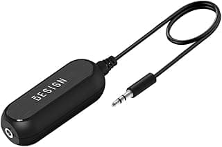 BESIGN Ground Loop Noise Isolator for Car Audio/Home Stereo System with 3.5mm Audio Cable