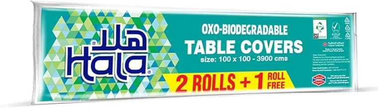 Hala Table Covers Oxo Biodegradable, 2 + 1 Mattress Table Rolls