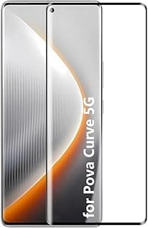 Kepuch Screen Protector Compatible for Tecno Pova Curve 5G - Tempered Glass 2 Pack