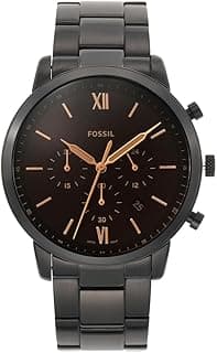 Fossil FOSSIL Neutra Uhr für Herren, Chronographenwerk mit Edelstahl- oder Lederarmband