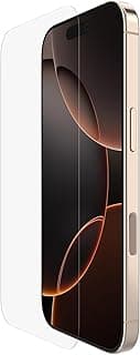 Belkin ScreenForce UltraGlass 2 Treated iPhone 16 Pro Screen Protector, scratch-resistant, 9H hardness tested glass, slim design, with bubble-free application, full screen coverage for iPhone 16 Pro